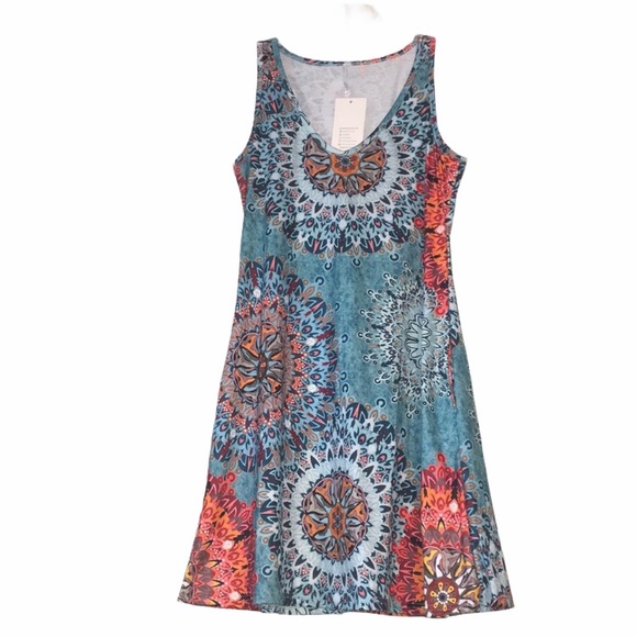 🌴NWT Basico summer dress w/pockets size Medium - Picture 1 of 8
